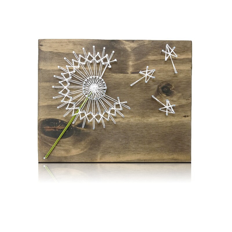 Dandelion String Art Kit | DIY Kit Includes All Craft Supplies | Dandelion Wall Art | Rustic Wall Hanging | | MakerPlace by Michaels dandelion-string-art-kit-diy-kit-includes-all-craft-supplies-dandelion-wall-art-rustic-wall-hanging-makerplace-by-michaels